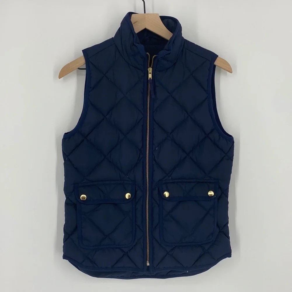 J.Crew Puffer Zipper Vest